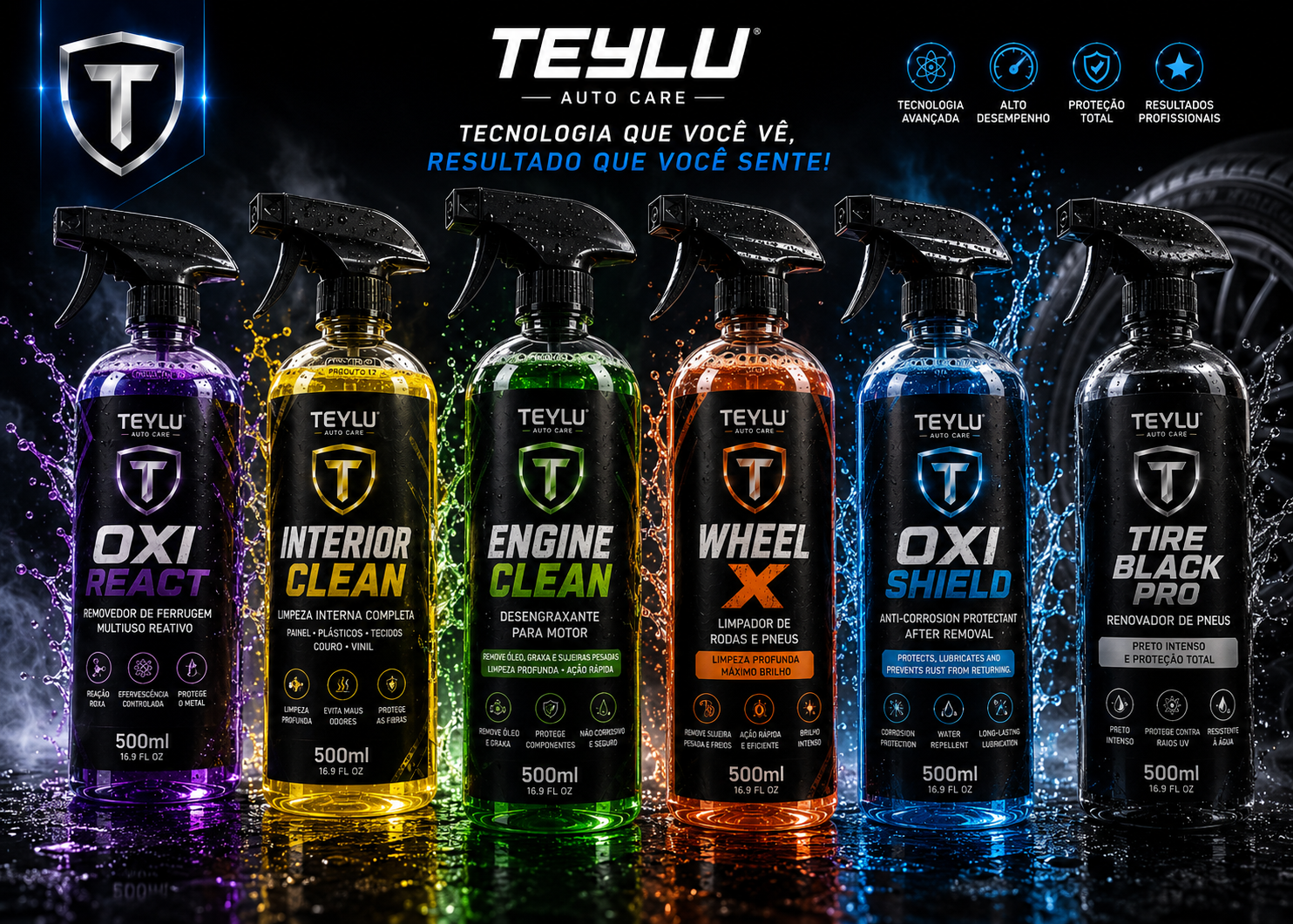Produtos Teylu Auto Care