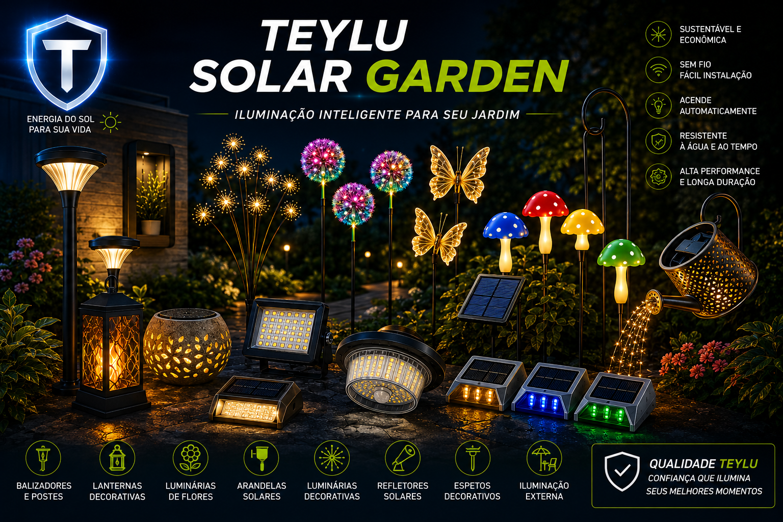 Produtos Teylu Solar Garden